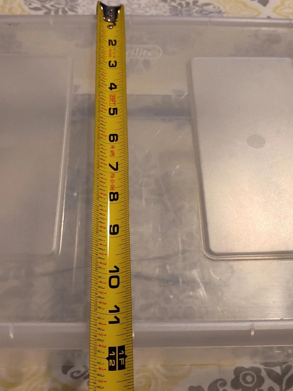 Bundle Of Clear Plastic Compartment Storage Box with Blue Latches - Organization